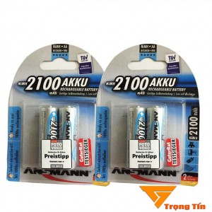 pin sạc aa ANSMANN 2100mah