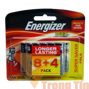 Pin AA Energizer Alkaline vỉ 12 viên