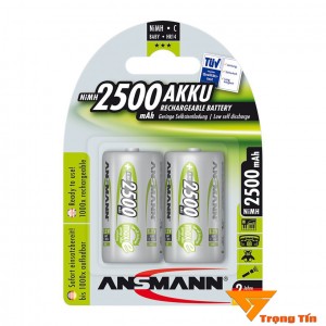 pin sạc trung Ansmann 2500mAh (vỉ 2 viên)