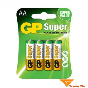 Pin aa GP Super alkaline vỉ 4 viên