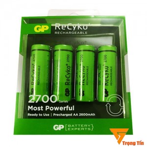 Pin sạc GP AA 2700 (hộp 4 viên)