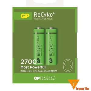 Pin sạc AA GP 2700mAh (vỉ 2 viên)