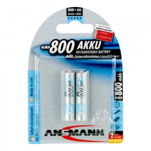 pin sạc aaa ANSMANN 800mah vỉ 2 viên