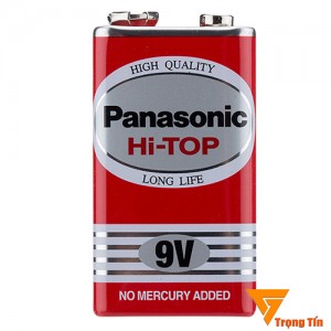 pin 9v, pin vuông panasonic cacbon 6F22DT/1S