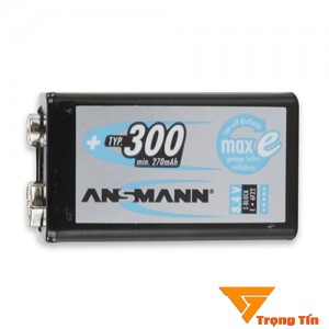 pin sạc 9V ANSMANN 275mah vỉ 1 viên