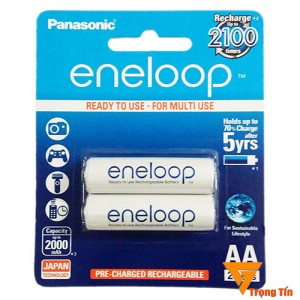 Pin sạc aa panasonic eneloop 2000mah vỉ 2 viên