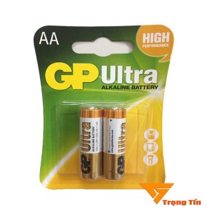 Pin aa GP Ultra alkaline vỉ 2 viên