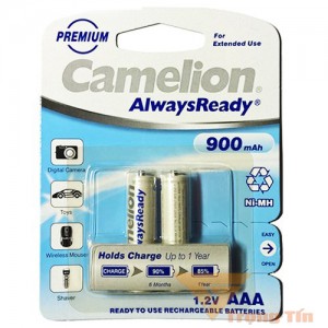 Pin sạc aaa Camelion 900mAh vỉ 2 viên