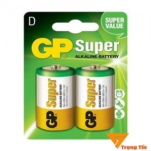 pin Đại GP, pin D GP Alkaline chính hãng (vỉ 2 viên)