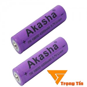 pin sạc 18650 4200mAh Akasa
