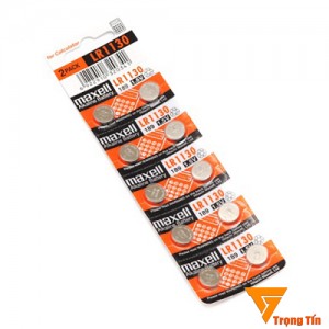 Pin AG10 Maxell (LR1130, LR54, 189, SR1130W, GP89A, 389)