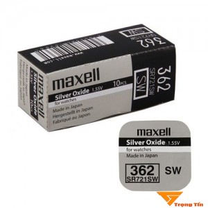 Pin đồng hồ SR721SW maxell 1.55v